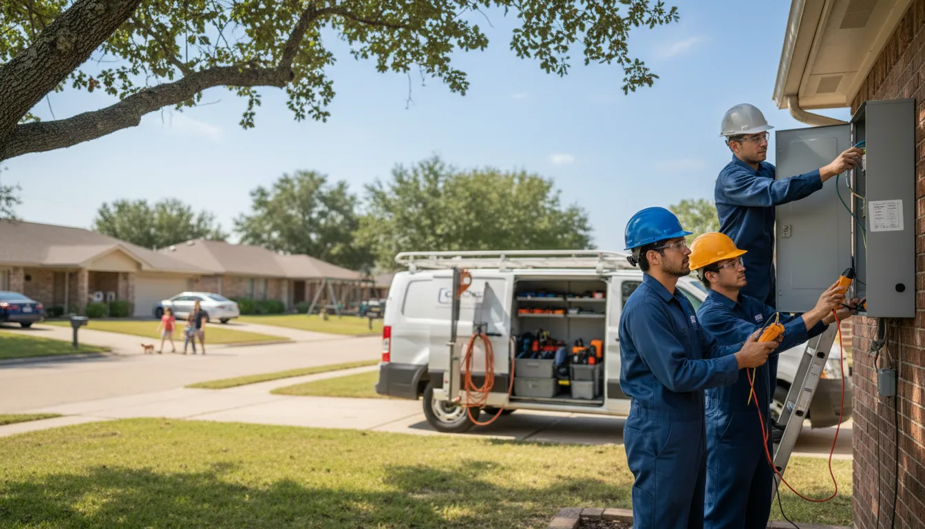 Certified electrician providing emergency electrical services in Delavan, MN